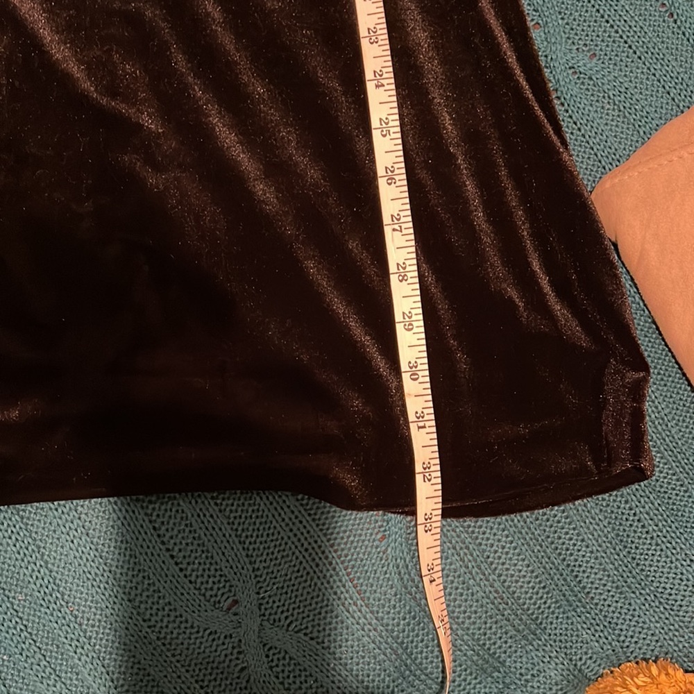 Zara Velvet Jeweled Cut-Out Dress Large - Picture 7 of 11